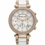 Michael Kors MK5774 Sieviešu rozā zelta toņa nerūsējošā tērauda hronogrāfa pulkstenis 39mm