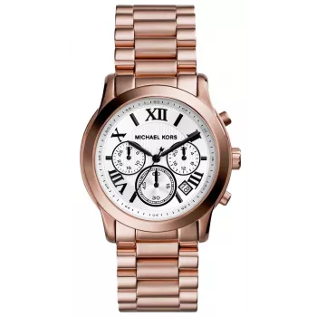 Michael Kors MK5929 Sieviešu rozā zelta toņa nerūsējošā tērauda pulkstenis 40mm