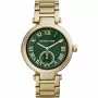 Michael Kors MK6065 Sieviešu rozā zelta toņa nerūsējošā tērauda hronogrāfa pulkstenis 40mm