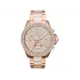 Michael Kors MK6096 Sieviešu rozā zelta toņa nerūsējošā tērauda hronogrāfa pulkstenis 42mm