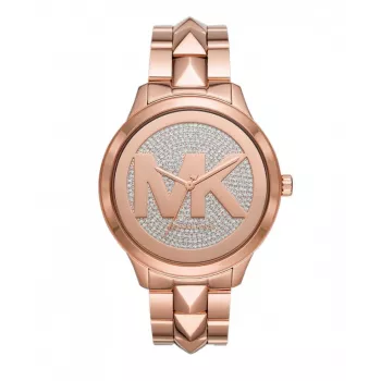 Michael Kors MK6736 Pyper Chronograph sieviešu pulkstenis 44 mm nerūsējošais tērauds sudraba tonis
