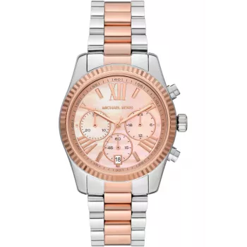 Michael Kors MK7219 Pyper Sieviešu Analogais Kvarca Pulkstenis 36mm Nerūsējošais Tērauds Sudraba Krāsā