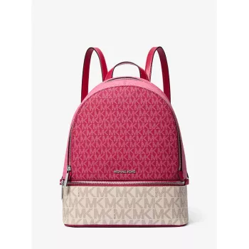 Michael Kors Rhea Mugursoma Tumši Ogu Saffiano Āda Sievietēm 27x26x14 cm
