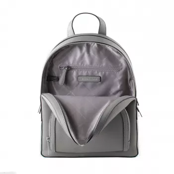 Michael Kors Rhea Sieviešu Mugursoma 28x23x10 cm Pērļu Pelēka Saffiano Āda