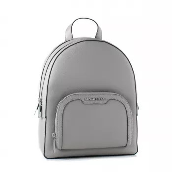 Michael Kors Rhea Sieviešu Mugursoma 28x23x10 cm Pērļu Pelēka Saffiano Āda