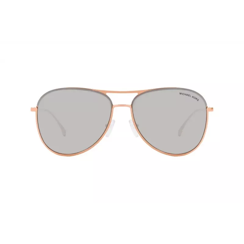 Michael Kors Unisex Saulesbrilles MK1089 Caurspīdīgs Pelēks Acetāta Rāmis Pelēks Gradienta Lēcas 59mm