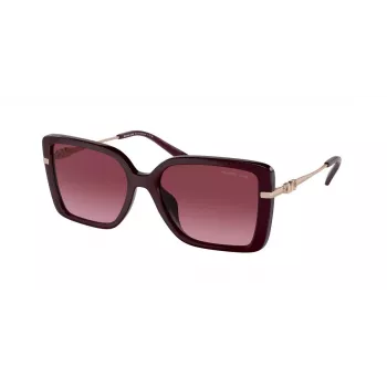 Michael Kors Sieviešu tauriņveida saulesbrilles MK2174U33448H Tumši bruņurupuča brūns gradients 55mm