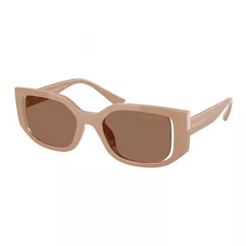 Michael Kors Sieviešu kaķacs formas saulesbrilles MK2239UCAMEL - Kamieļkrāsas acetāta rāmis ar brūnām gradienta lēcām