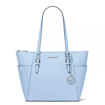 Michael Kors Sieviešu Cece Saffiano Ādas plecu soma Gaiši zelta 25x28x11 cm