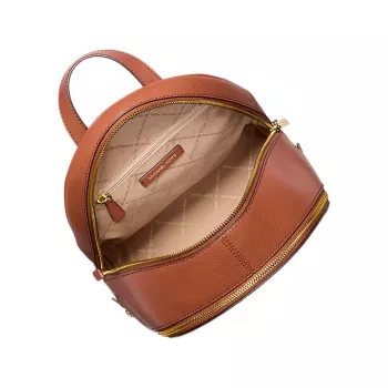 Michael Kors Sieviešu Grab Mini Mugursoma 35S5GRAB2LLUG Saffiano Āda Zelta Krāsas Aparatūra