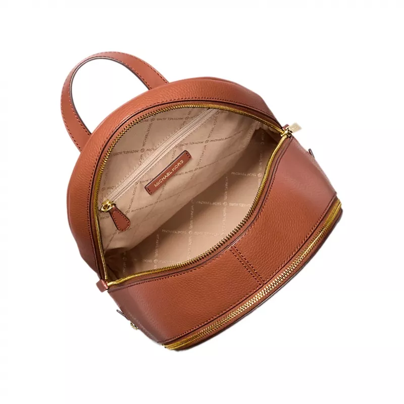 Michael Kors Sieviešu Grab Mini Mugursoma 35S5GRAB2LLUG Saffiano Āda Zelta Krāsas Aparatūra