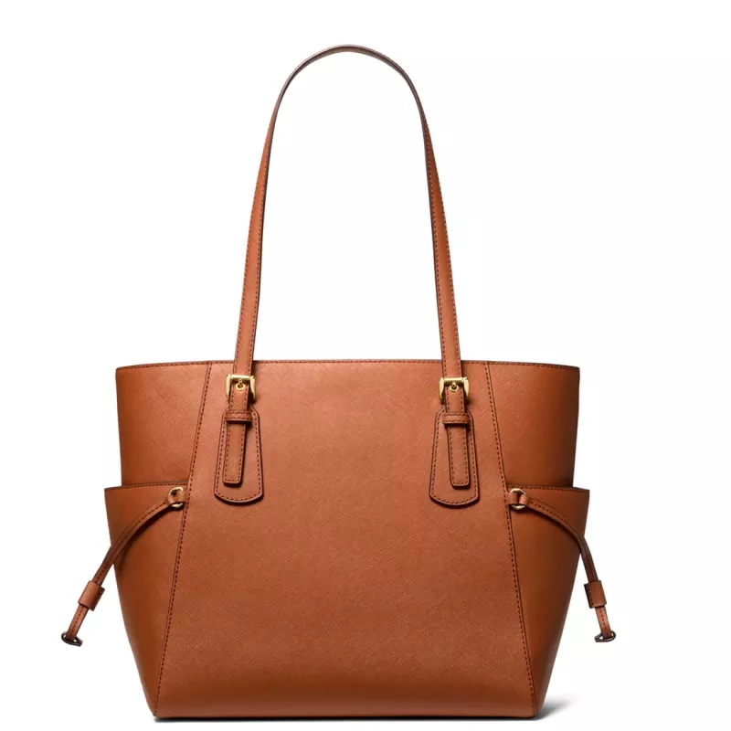 Michael Kors sieviešu Greenwich Saffiano ādas plecu soma Luggage 31x28x15cm