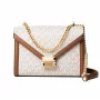 MICHAEL KORS sieviešu Gwen crossbody soma 35S5GWHL8BVAN vaniļas krāsā, 24x18x8 cm