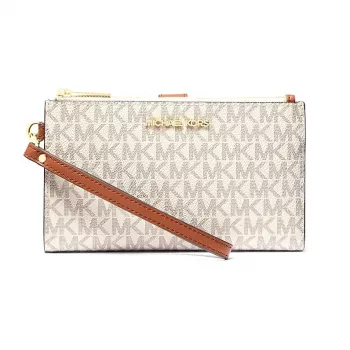 Michael Kors sieviešu Jet Set Travel portfelis 35F8GTVW0BVAN - vaniļas 18.5x11x3cm