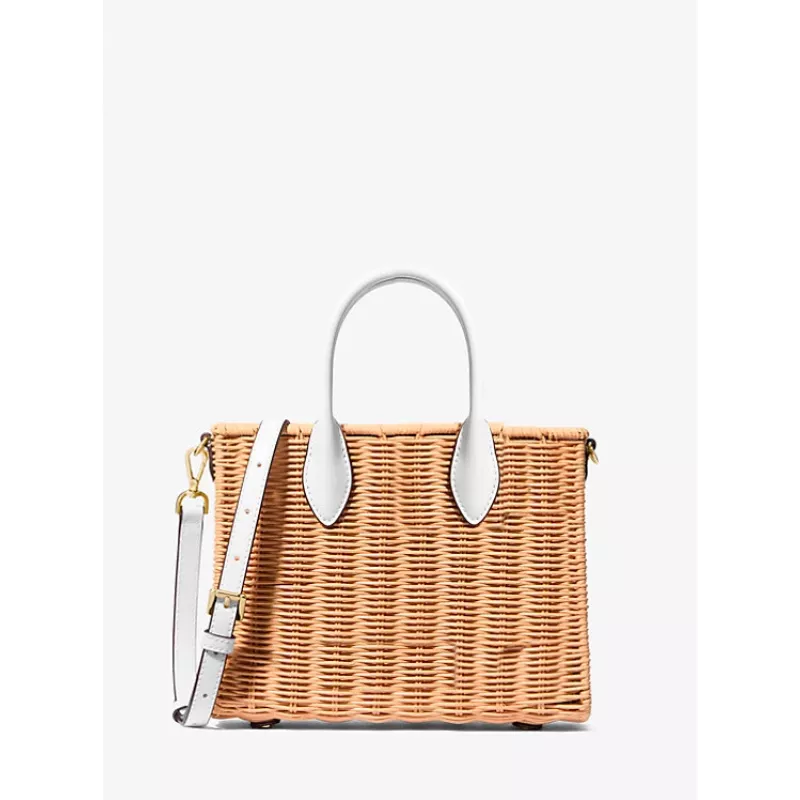 Michael Kors sieviešu Jet Set Travel crossbody soma 35T4G7ZC5WOPT - Signature audekls, zelta toņa furnitūra