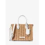 Michael Kors sieviešu Jet Set Travel crossbody soma 35T4G7ZC5WOPT - Signature audekls, zelta toņa furnitūra