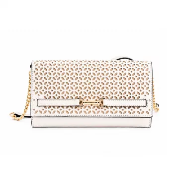 MICHAEL KORS sieviešu Jet Set Travel Saffiano ādas crossbody soma 35S6G2ZC7YLTC 22x15x4cm