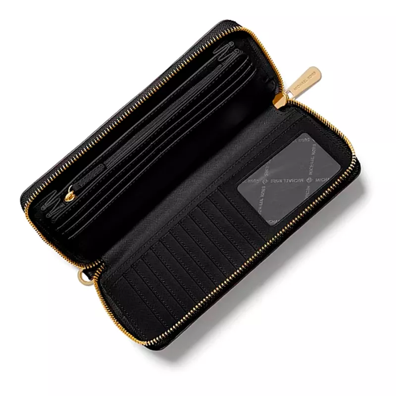 Michael Kors sieviešu Jet Set Travel Saffiano ādas aproce, melna