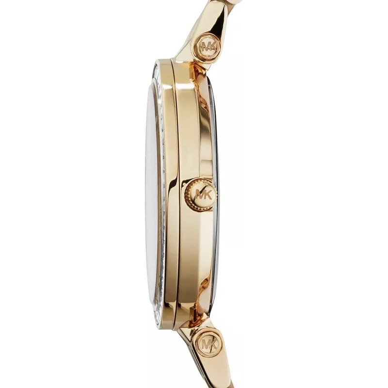 Michael Kors Sieviešu pulkstenis MK3365 rozā zelta krāsas nerūsējošā tērauda 34 mm