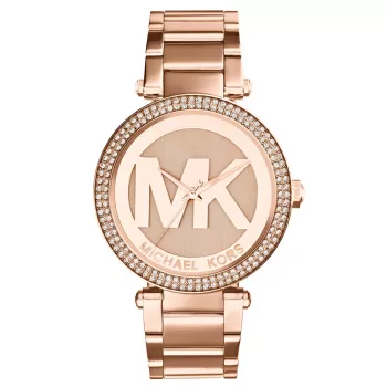 MICHAEL KORS Sieviešu MK5865 Hronogrāfa Pulkstenis - 39mm Rožu Zelta Nerūsējošais Tērauds
