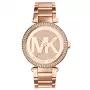 MICHAEL KORS Sieviešu MK5865 Hronogrāfa Pulkstenis - 39mm Rožu Zelta Nerūsējošais Tērauds