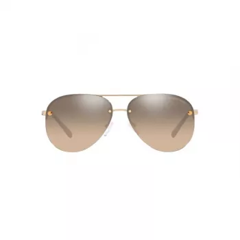 Michael Kors Sieviešu lielizmēra kvadrātveida saulesbrilles MK1135B10143D - Gradienta pelēkas lēcas, melns acetāta rāmis