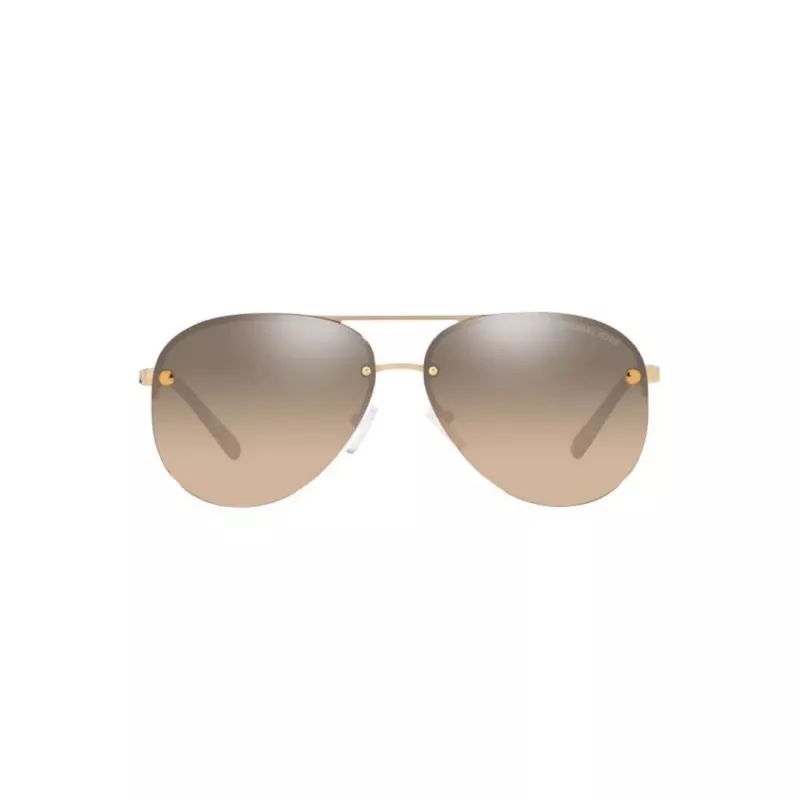Michael Kors Sieviešu lielizmēra kvadrātveida saulesbrilles MK1135B10143D - Gradienta pelēkas lēcas, melns acetāta rāmis