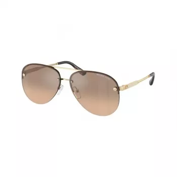 Michael Kors Sieviešu lielizmēra kvadrātveida saulesbrilles MK1135B10143D - Gradienta pelēkas lēcas, melns acetāta rāmis