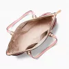 Michael Kors sieviešu Saffiano ādas tote soma 35T0GCFT7LPOW Powder Blush 25x28x11cm