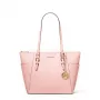 Michael Kors sieviešu Saffiano ādas tote soma 35T0GCFT7LPOW Powder Blush 25x28x11cm