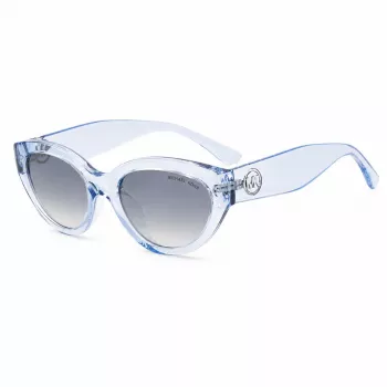 Michael Kors Sieviešu gaiši zilas kvadrātveida saulesbrilles MK2253USKYBLU 53mm