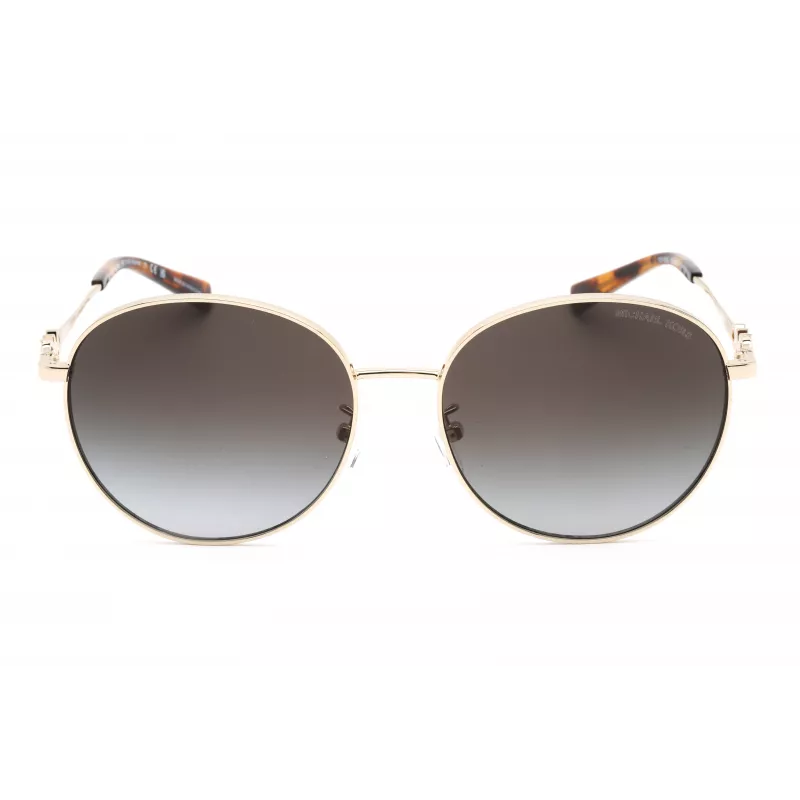 Michael Kors Sieviešu Saulesbrilles MK1119-10148G Kvadrātveida Caurspīdīgi Pelēks Rāmis Pelēks Gradienta Lēcas 57/16/140 mm