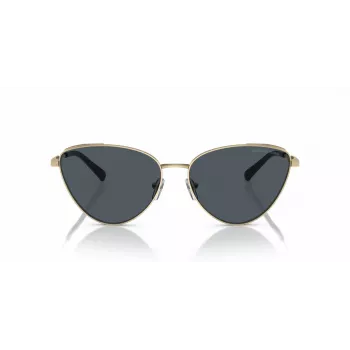 Michael Kors Sieviešu saulesbrilles MK1140-10146G Rozā zelta rāmis, gaiši brūnas gradienta lēcas 59mm