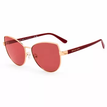 Michael Kors Sieviešu saulesbrilles MK1162OXBLOOD Butterfly metāla rāmis Pelēkas gradienta lēcas 58mm