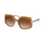 Michael Kors Sieviešu saulesbrilles MK217739153B5 Tumši bruņurupuča rāmis Brūnas gradienta lēcas 56mm