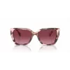 Michael Kors Sieviešu saulesbrilles MK2199-39468H Tumši bruņurupuča acetāta rāmis Brūnas gradienta lēcas 55mm