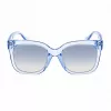 Michael Kors Sieviešu Saulesbrilles MK2268UCORNFL - Rudzupuķu zils Acetāta Rāmis, Pelēkas Gradienta Lēcas, 54mm