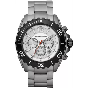 Michael Kors MK8230 vīriešu kvarca pulkstenis, 47 mm, sudraba/melns
