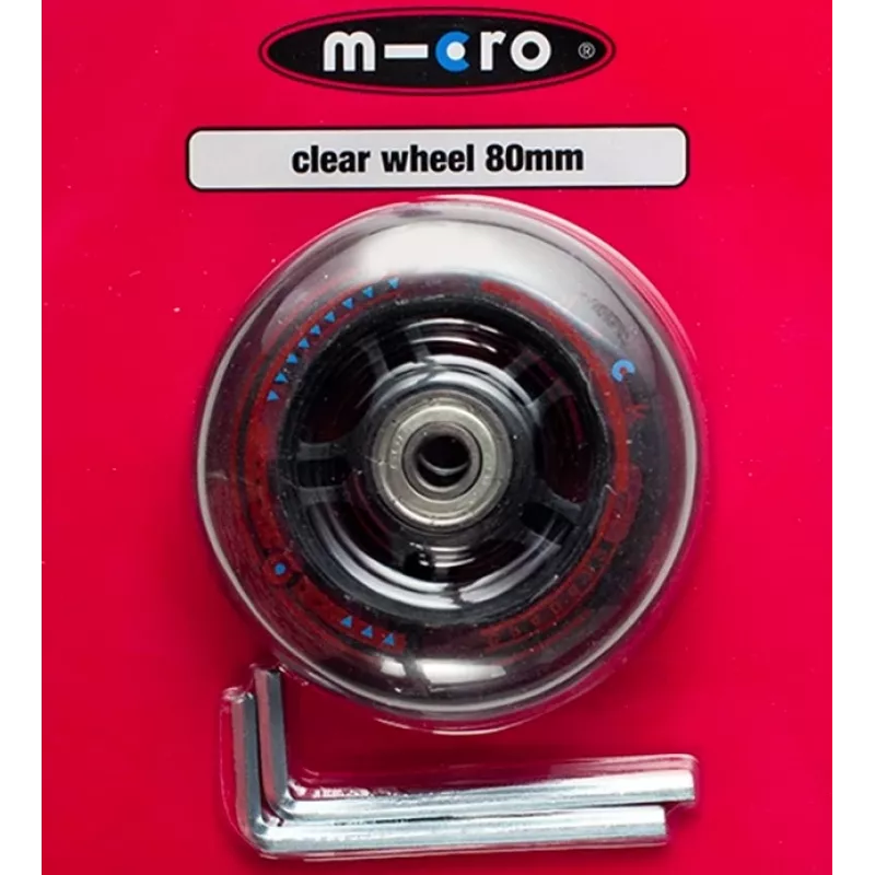 Micro / Globber Skrejriteņa Ritenis 80 mm - Melns