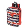Micro Lunch Bag Rocket - Izolēta bērnu pusdienu soma ar raķetes dizainu, 3L ietilpība, zila/sarkana/balta