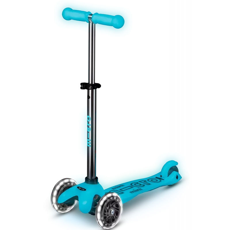 Micro Mini Deluxe Glow LED Scooter Frosty Pink