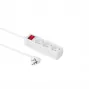 MICROCONNECT 3-Way Schuko Socket 5m On/Off