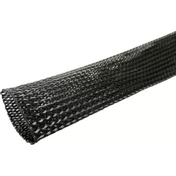 MicroConnect Paplašināms kabeļu apvalks 30mm melns 50m rullis CABLESLEEVE030-50B