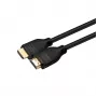MicroConnect HDMI High Speed kabelis ar Ethernet, 1m CCS, melns