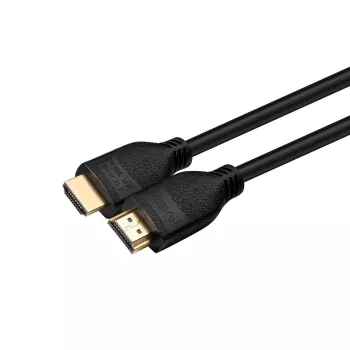 MicroConnect HDMI High Speed kabelis ar Ethernet, 3m CCS, apzeltīti savienotāji, melns, 4K Ultra HD, 3D, ARC, HDCP