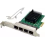 MicroConnect PCIe x1 Gigabit Ethernet tīkla karte RTL8111F MC-PCIEX1-RTL8111F-Q