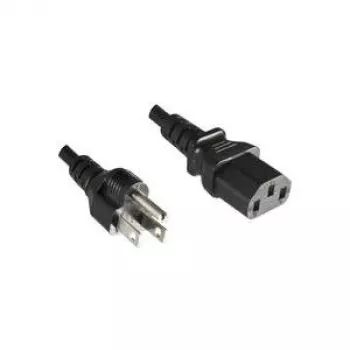 Microconnect PE010418JAPAN barošanas kabelis NEMA 5-15P uz IEC C13 1,8 m melns