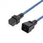 MICROCONNECT barošanas vads C19 IEC Lock - C20, 2m, 16A, Locking C19 to C20, melns