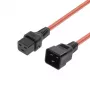MicroConnect barošanas kabelis C19 IEC Lock - C20 (MC-C19C20LOCK-1M-R)