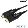 MicroConnect Premium Optic Fiber HDMI Type A Aktīvais Optiskais Kabelis, 4K, 10m, Melns